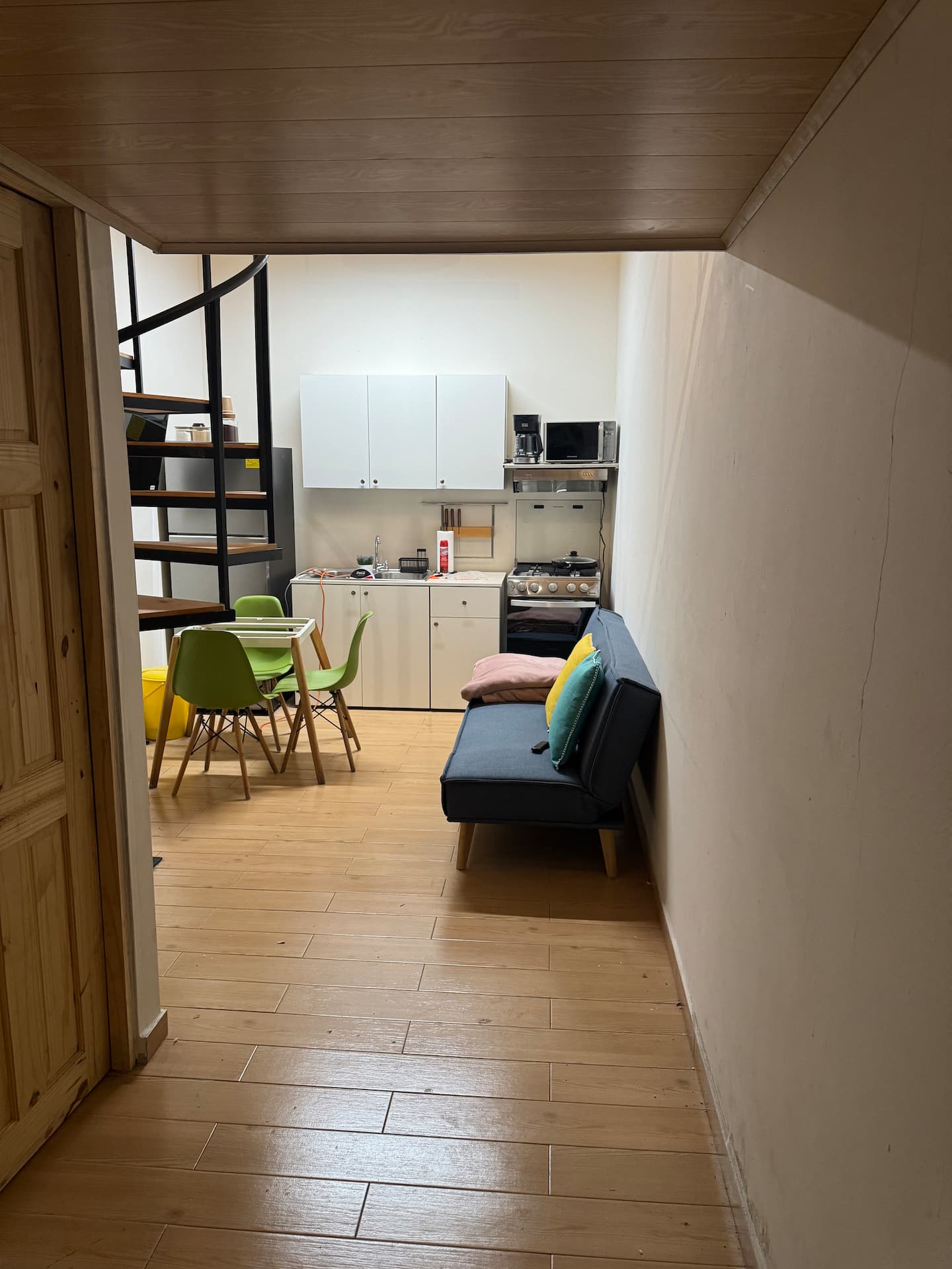Sala y cocina del loft Estrella de Vista Venao